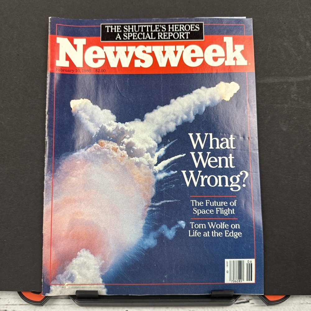 Newsweek Magazine [February 10, 1986] "What Went Wrong?" Challenger‎ Tragedy